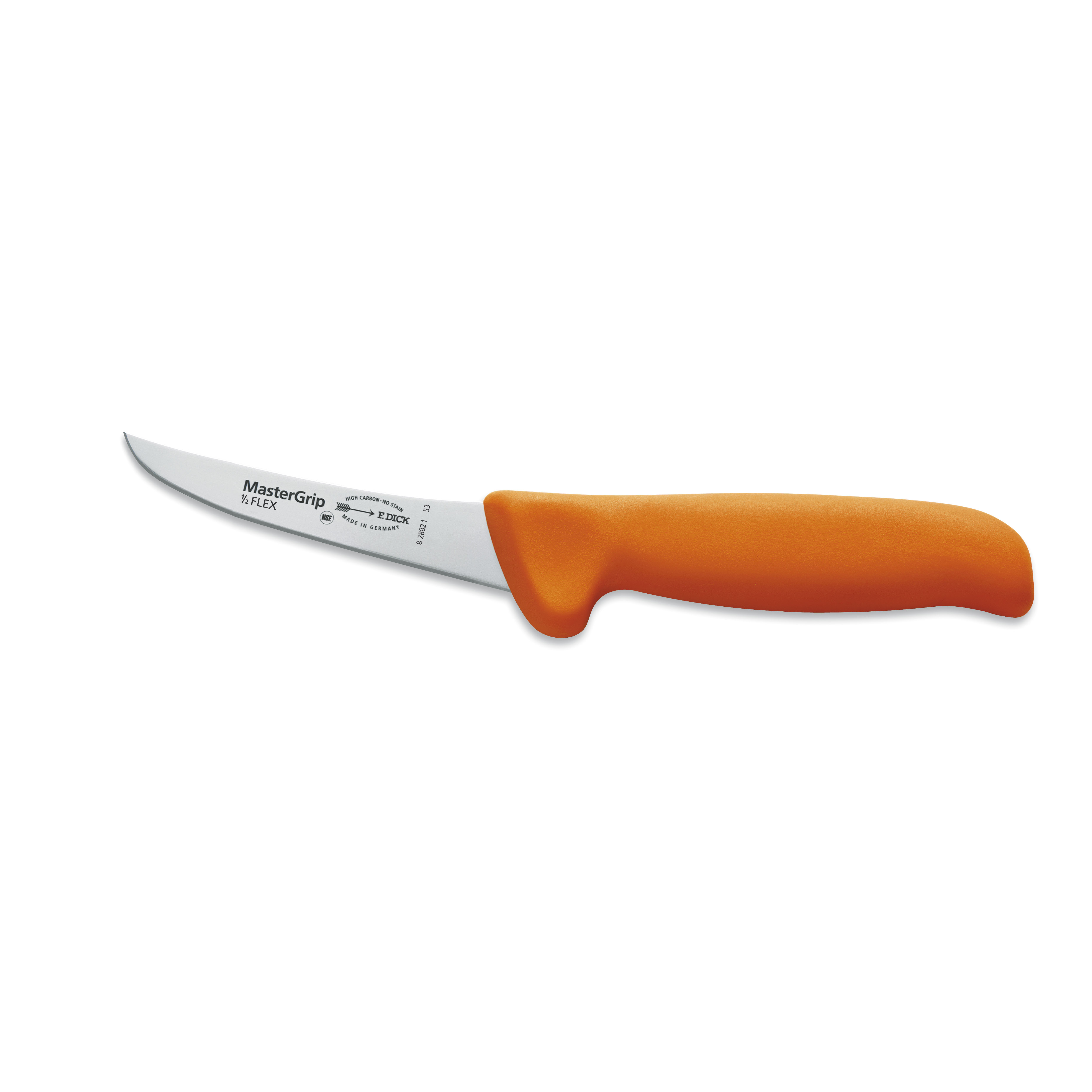 F.Dick MasterGrip orange, Ausbeinmesser, geschweifte Klinge, semi-flexibel, 10 cm, 8288210