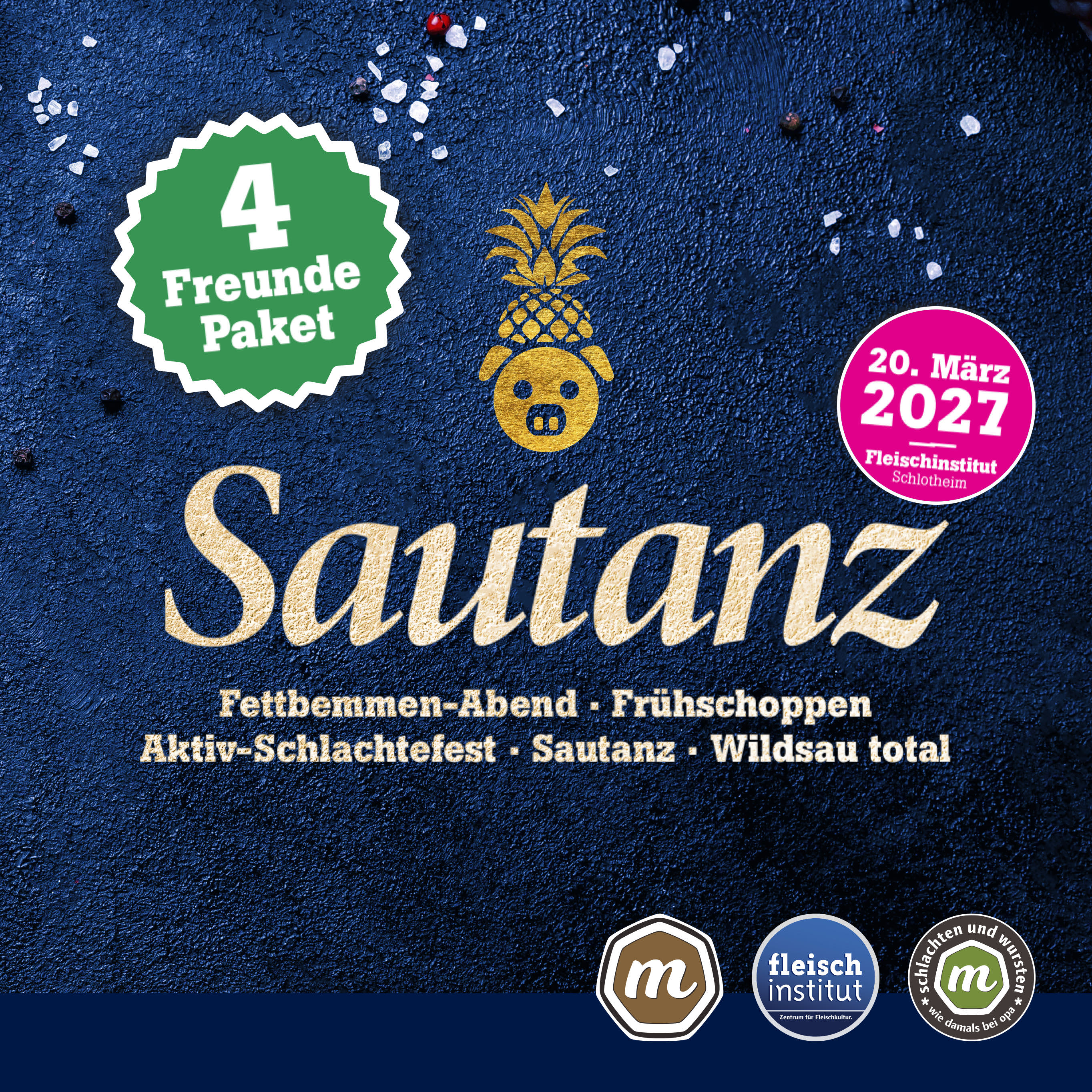 Sautanz 2027 | 4-Freunde-Paket | Tickets & Übernachtung