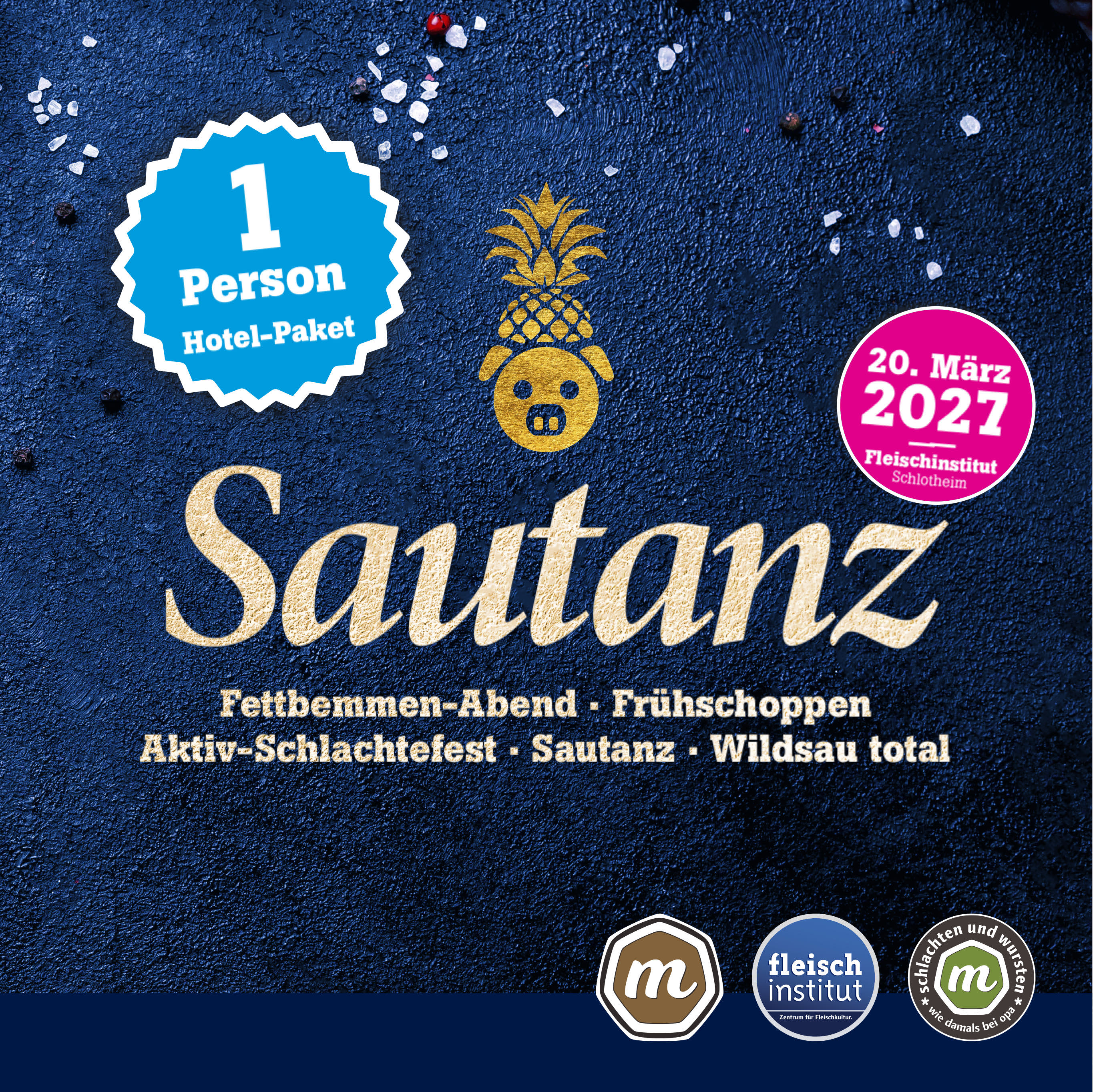 Sautanz 2027 für 1 Person | Einzelzimmer | Übernachtung im Brauhaus zum Löwen